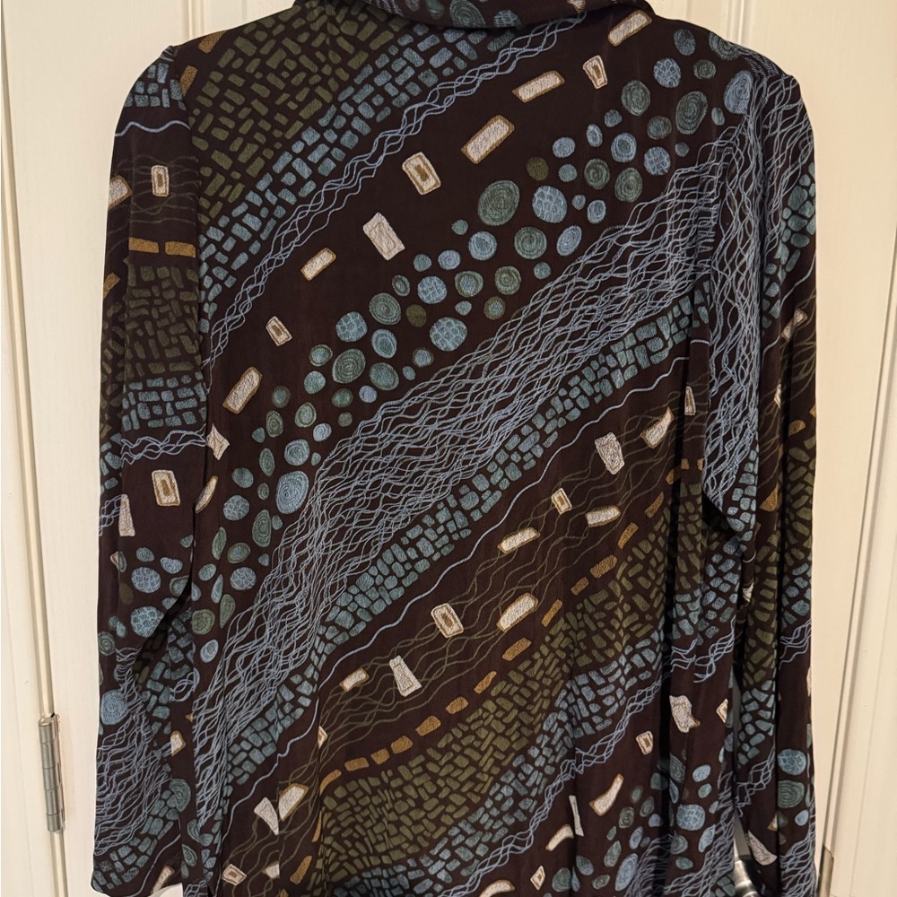 Citiknits Multicolor Patterned Blazer - Picture 2 of 4